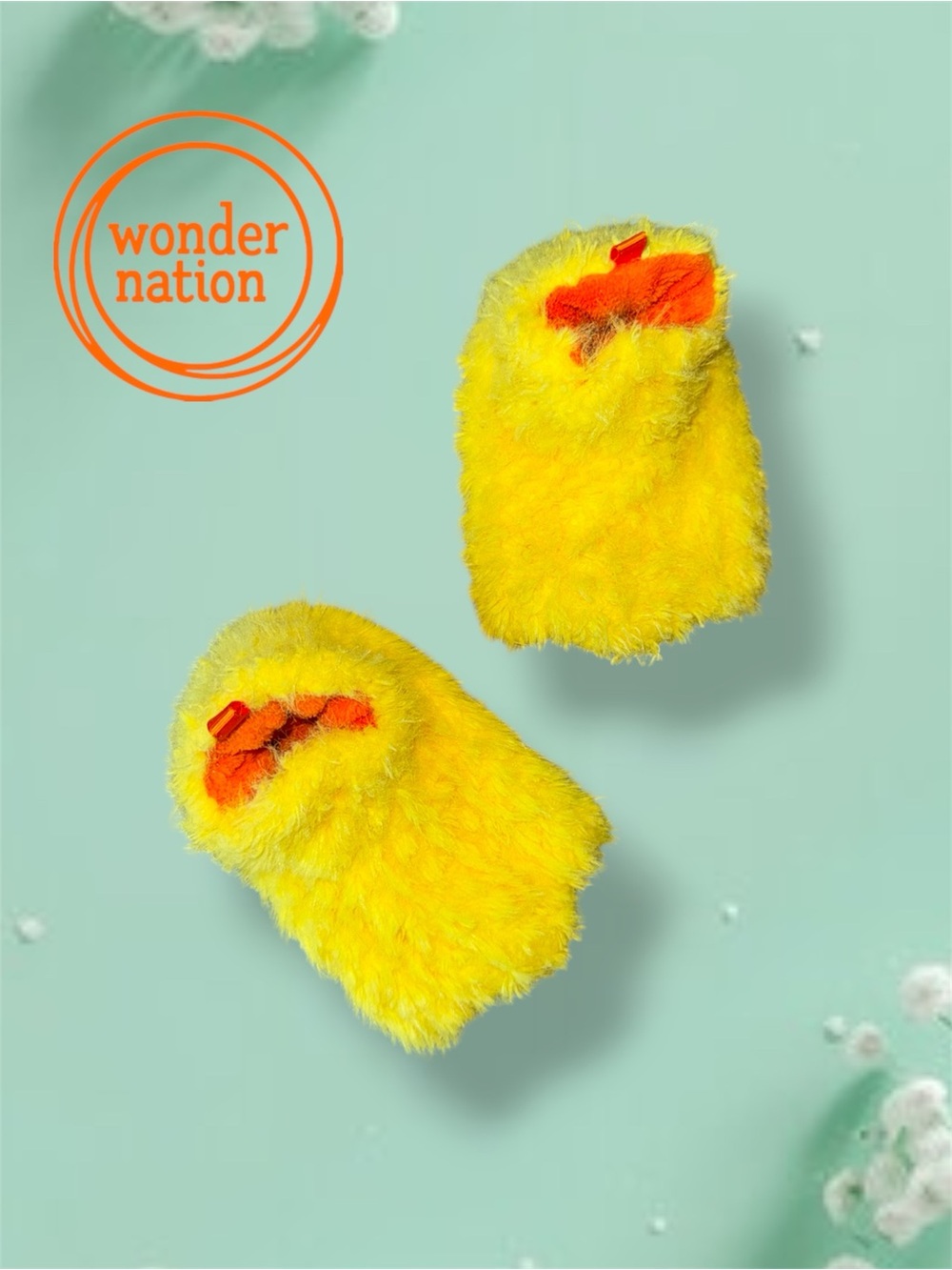 Wonder Nation Baby/Toddler Duck Slippers — Size 6 🦆💛